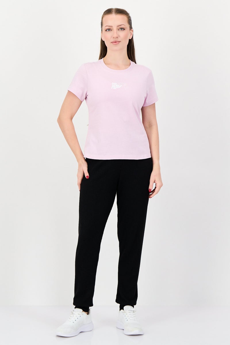 PUMA Women Asia Fit Short Sleeve Outdoor Top, Light Pink - Image 4